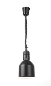 Lampa do podgrzewania potraw- wisząca, cylindryczna średnica 175x(H)250, czarna Wariant podstawowy
