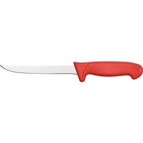 Nóż do oddzielania kości, HACCP, czerwony, L 150 mm