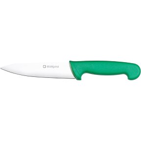Nóż kuchenny, HACCP, zielony, L 220 mm