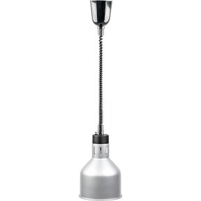 Lampa do podgrzewania potraw wisząca, srebrna, P 0.25 kW, U 230 V