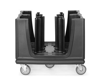 Wózek do transportu talerzy, AmerBox, czarny, 985x760x(H)900mm Wariant podstawowy