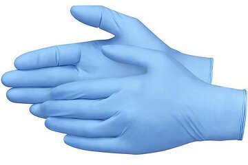 Rękawiczki nitrylowe niebieskie rozm. L, opak.100 szt.
