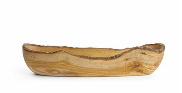 Miska podłużna z drewna oliwnego, HENDI, 400x90x(H)80mm Wariant podstawowy
